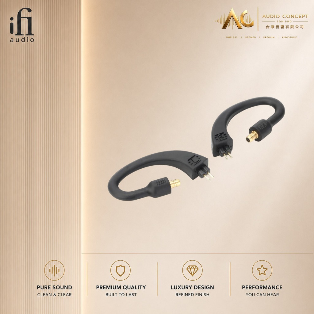 IFI Audio Go Pod Ear Loop - Estron T2 Interchangeable IEM Connector - Image 3