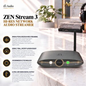 IFI Audio Zen Stream 3 (UK) HI-RES Network Audio Streamer