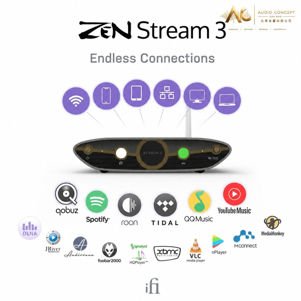 IFI Audio Zen Stream 3 (UK) HI-RES Network Audio Streamer - Image 2