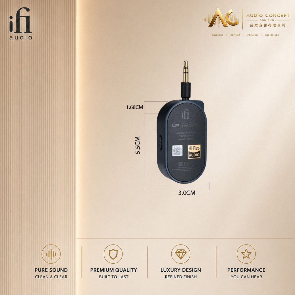 IFI Audio Up Travel HI-RES Bluetooth DAC & Travel Transceiver - Image 6