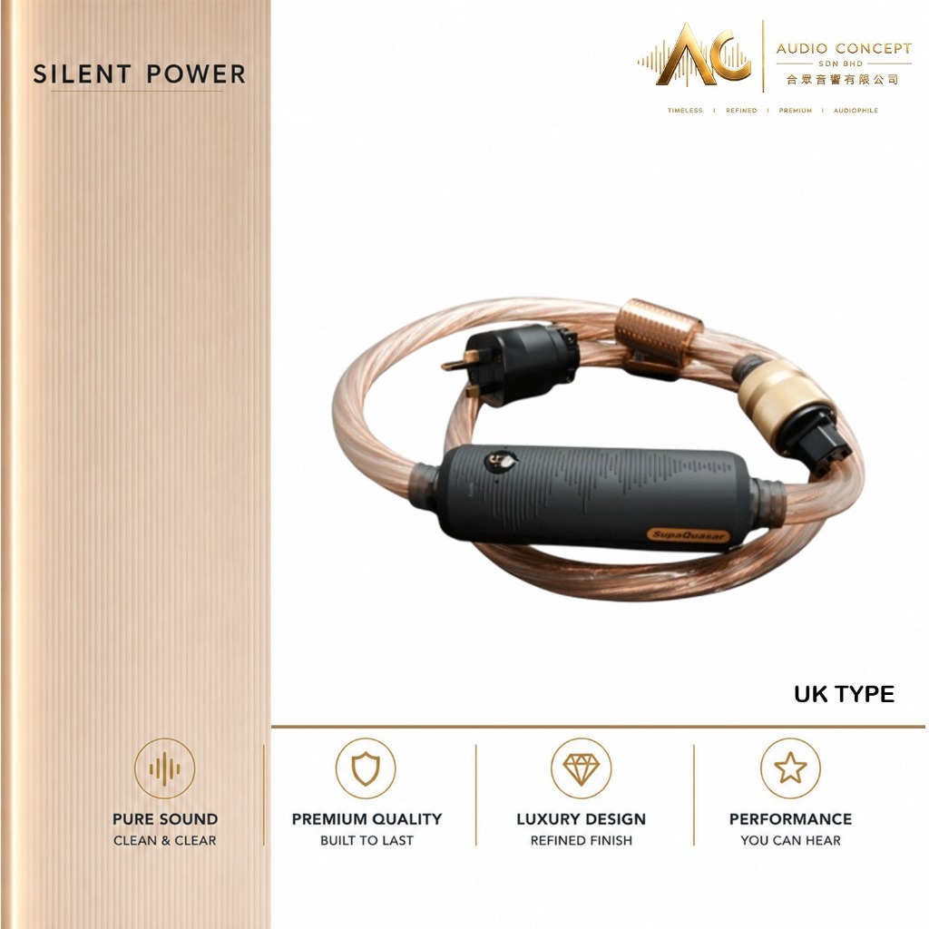Silent Power SupaQuasar (US/UK) Flaghip Active High-Current AC Power Cable - Image 3