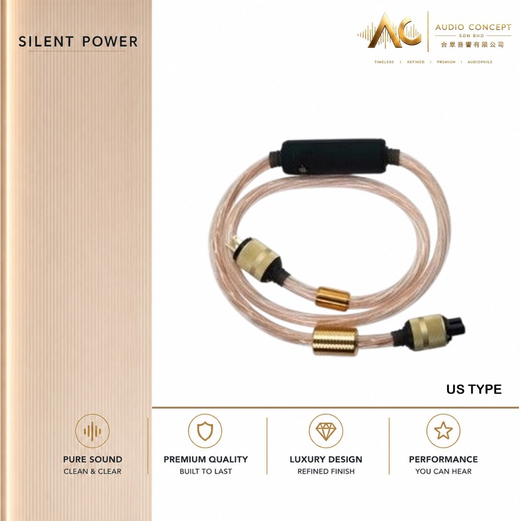 Silent Power SupaQuasar (US/UK) Flaghip Active High-Current AC Power Cable - Image 4