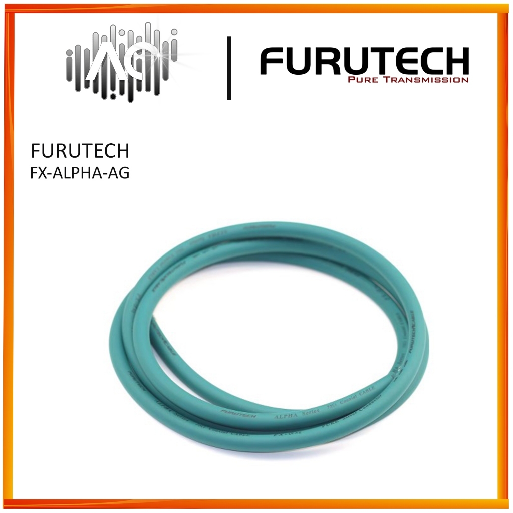 Furutech FX-Alpha Ag 75Ohms Coaxial Digital Cable + Furutech CF-102 (R)NCF RCA Plug (Custom Installation)- GENUINE - Image 2
