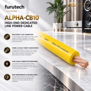 Furutech Alpha-CB10 High-End Dedicated Line Power Cable