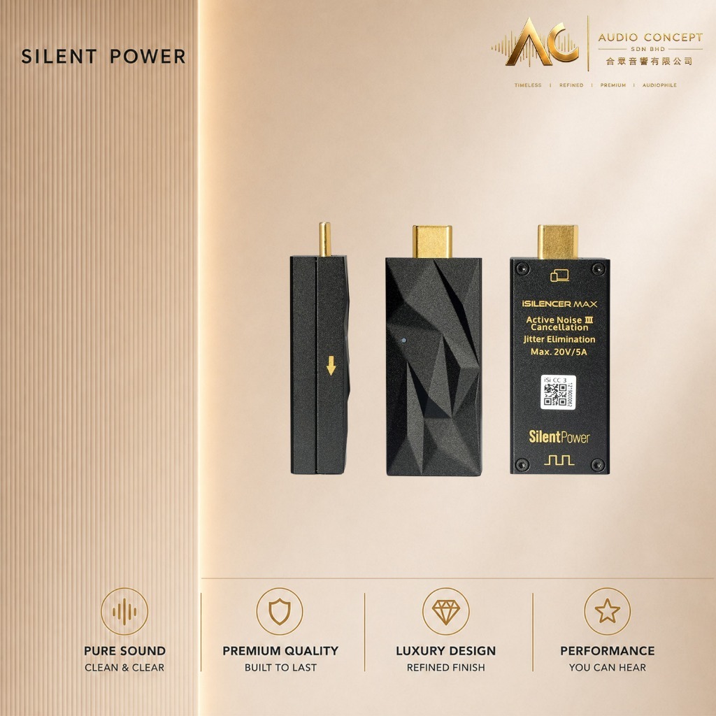 Silent Power iSilencer Max (USB-C) Noise Filter & Signal Conditioner - Image 3