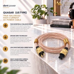 Silent Power Quasar (US/UK) True Balanced High-Current AC Power Cable