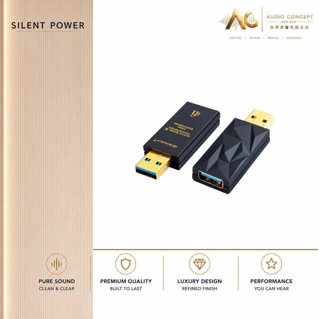 Silent Power iSilencer+ Usb Noise Filter & Signal Rebalancer -All-Type (USB A-A)/(USB C-A)/(USB C-C) - Image 5