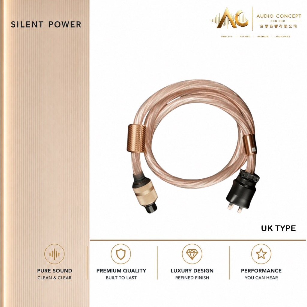 Silent Power Quasar (US/UK) True Balanced High-Current AC Power Cable - Image 3