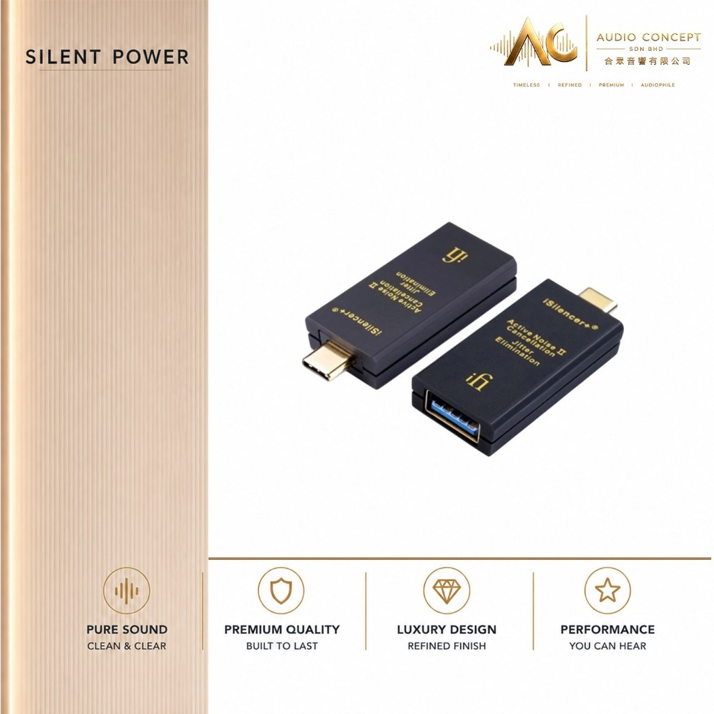 Silent Power iSilencer+ Usb Noise Filter & Signal Rebalancer -All-Type (USB A-A)/(USB C-A)/(USB C-C) - Image 7