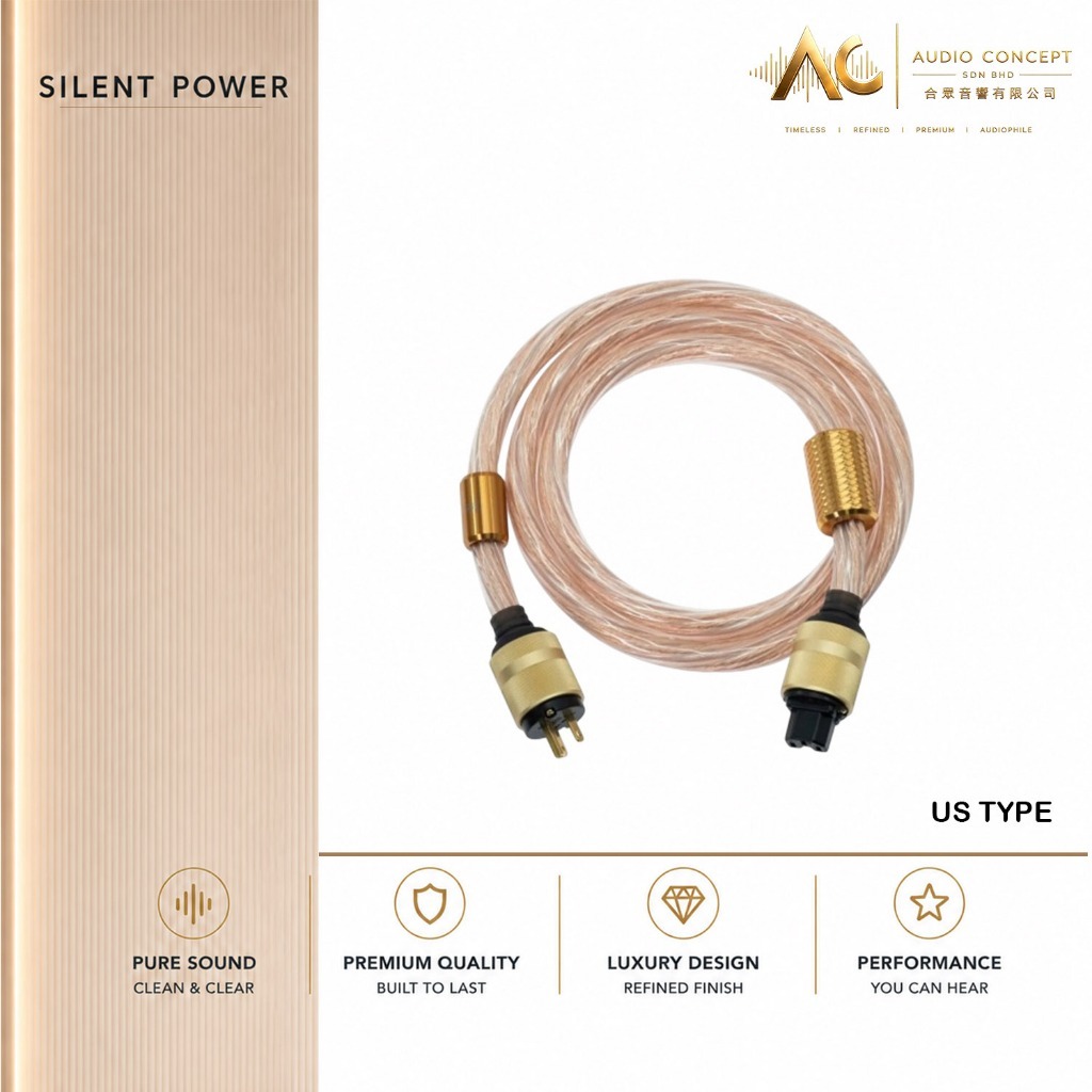Silent Power Quasar (US/UK) True Balanced High-Current AC Power Cable - Image 4
