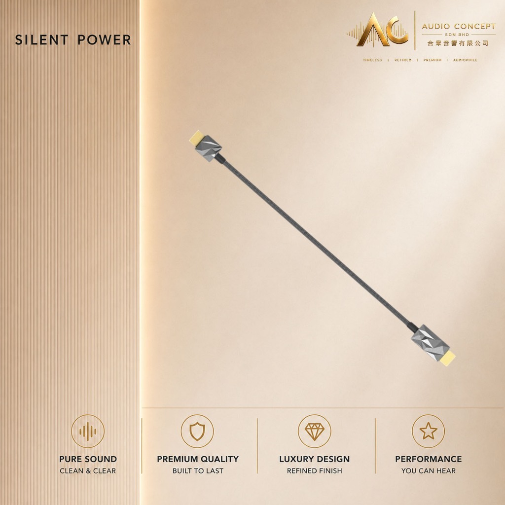 Silent Power Pulsar HDMI Active Noise - Cancelling HDMI 2.1 Cable - Image 4