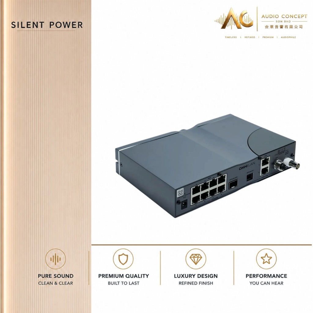 Silent Power Omni Lan US / UK Flagship Audio Network Switch & Isolator - Image 7