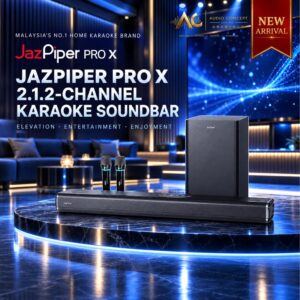 Jazpiper Pro X 2.1.2-Channel Karaoke Soundbar (New Arrival)