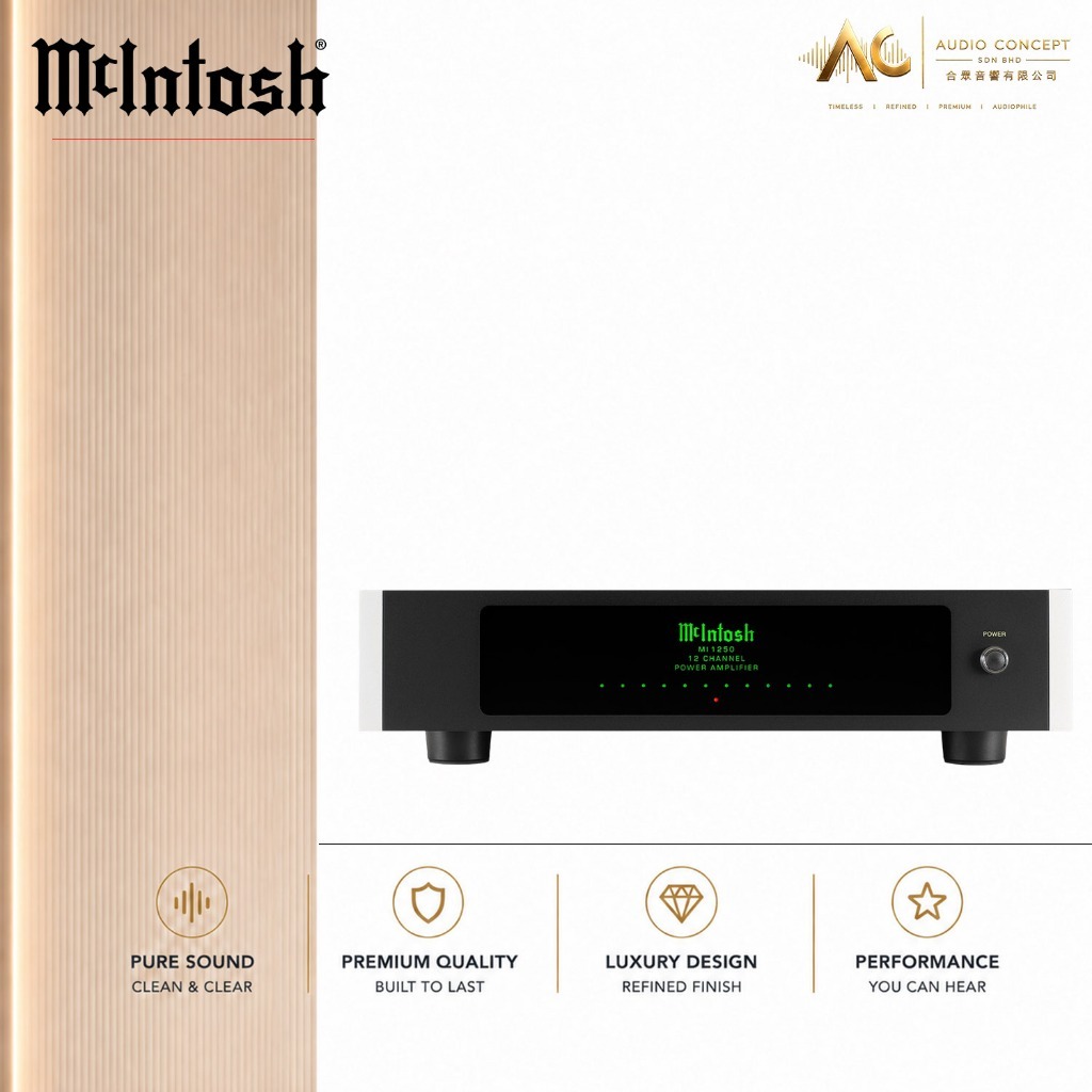 McIntosh MI1250 / 12CH Digital Power Amplifier - Image 3