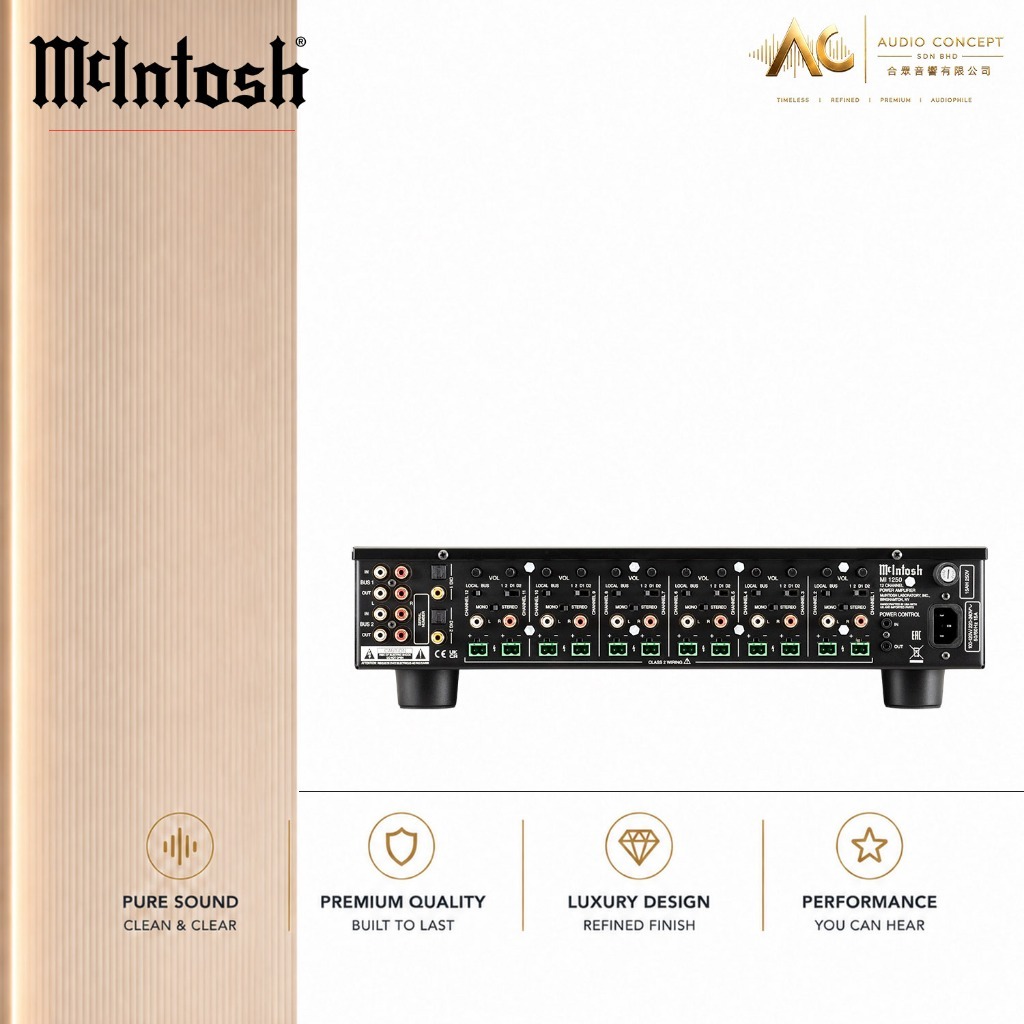McIntosh MI1250 / 12CH Digital Power Amplifier - Image 5
