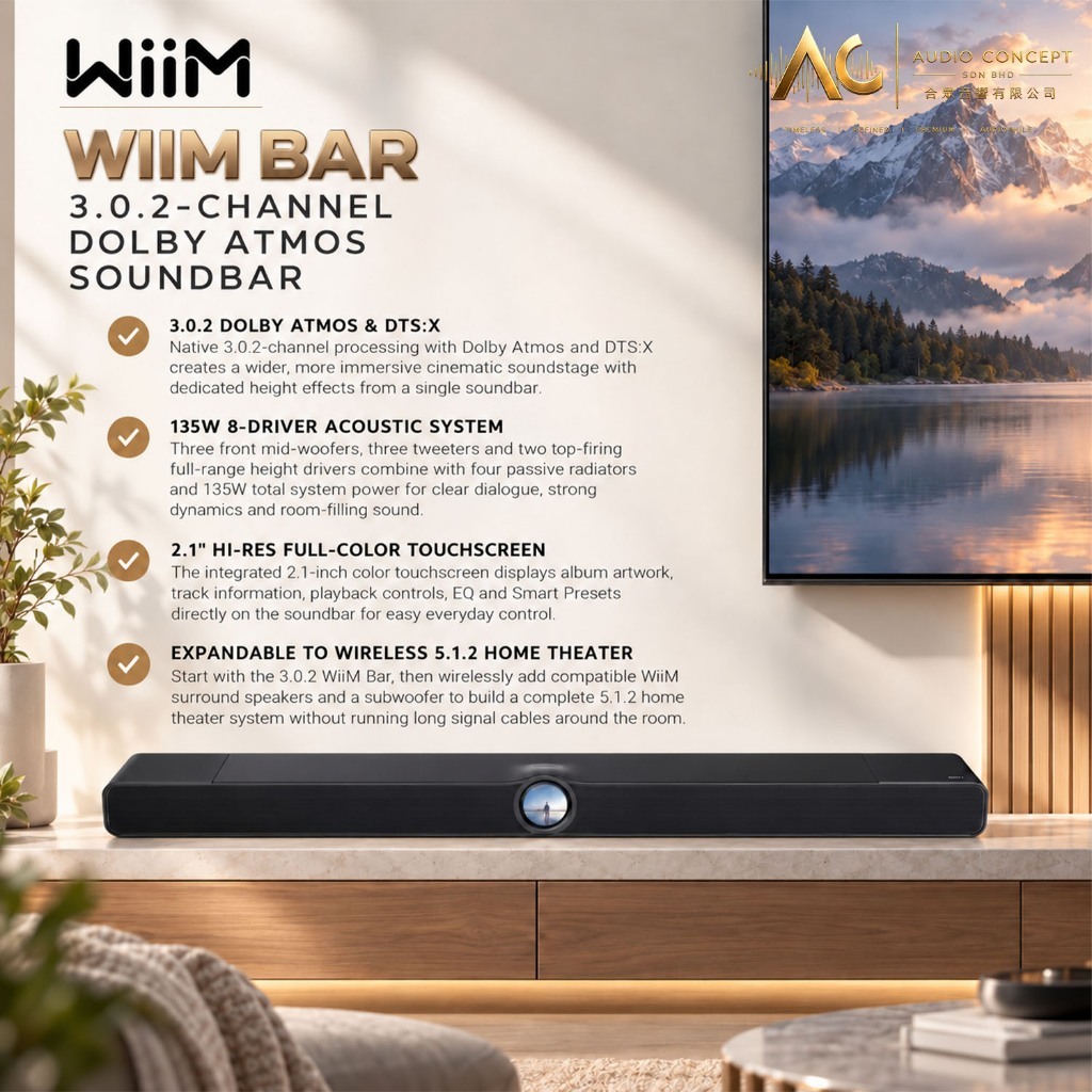 Wiim Wiim Bar 3.0.2 - Channel Dolby Atmos Soundbar - Image 2
