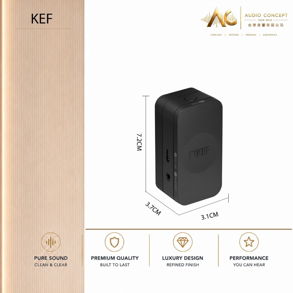 Kef KW2 Wireless Subwoofer Receiver - Image 6