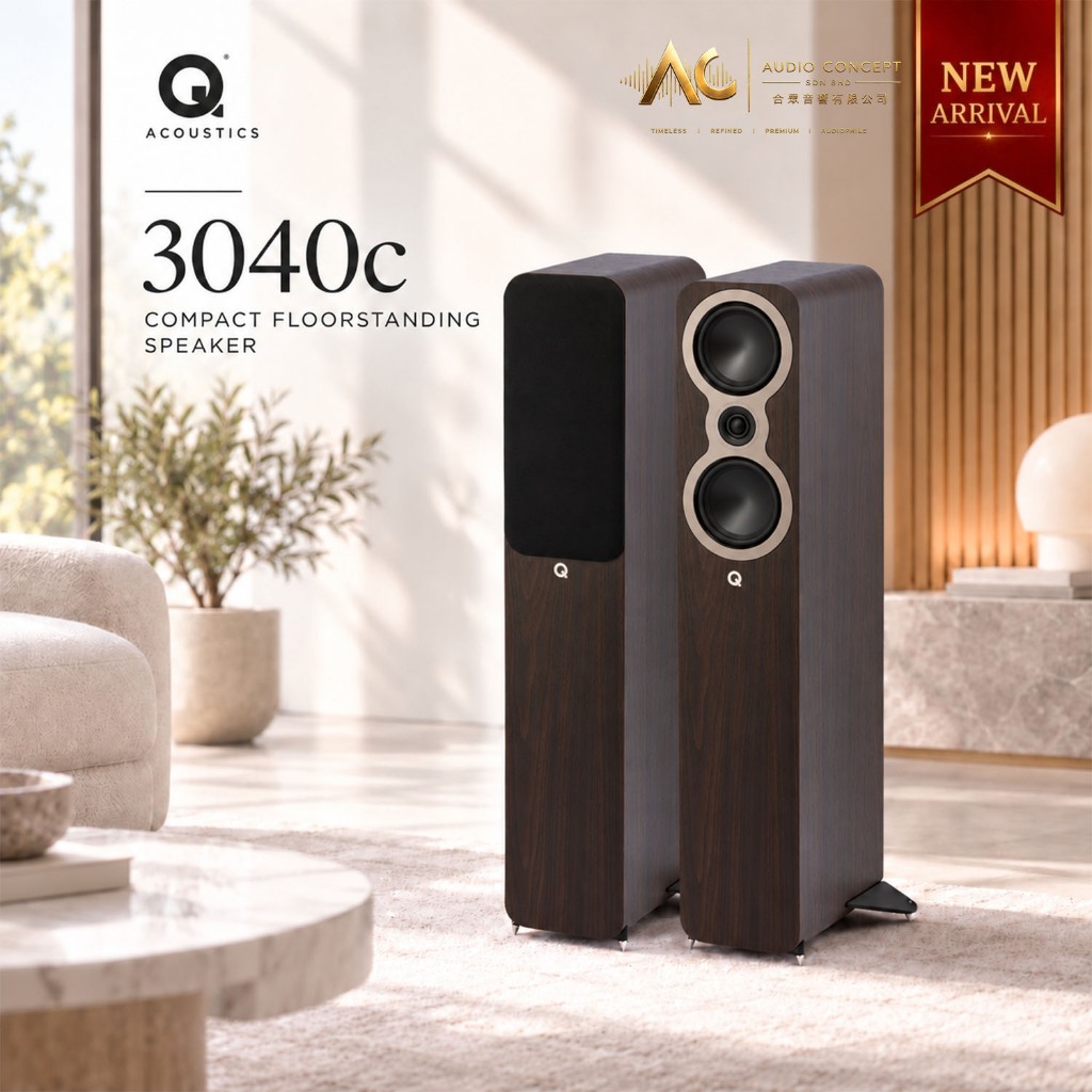 Q Acoustics 3040C Compact Floorstanding Speaker