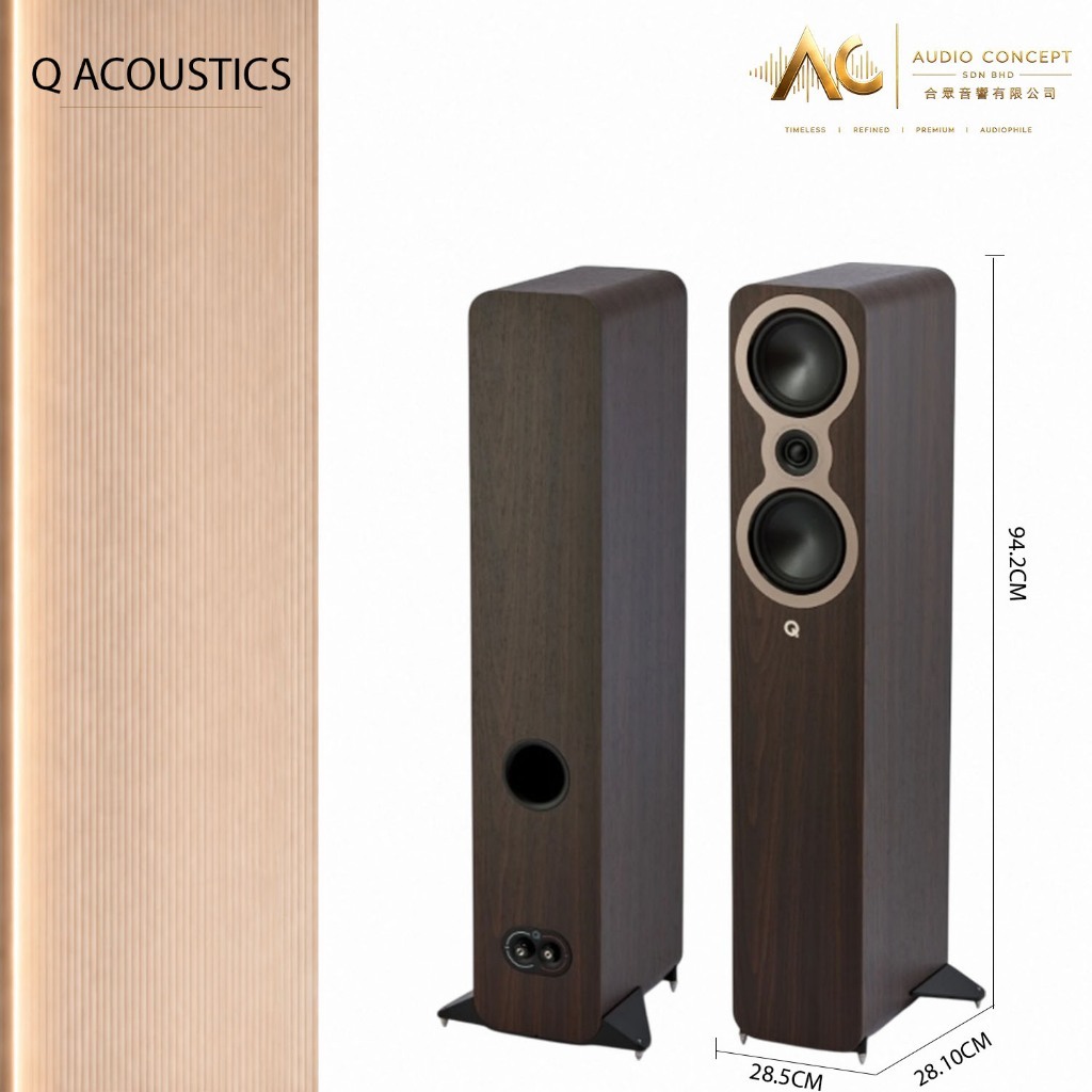 Q Acoustics 3040C Compact Floorstanding Speaker - Image 8