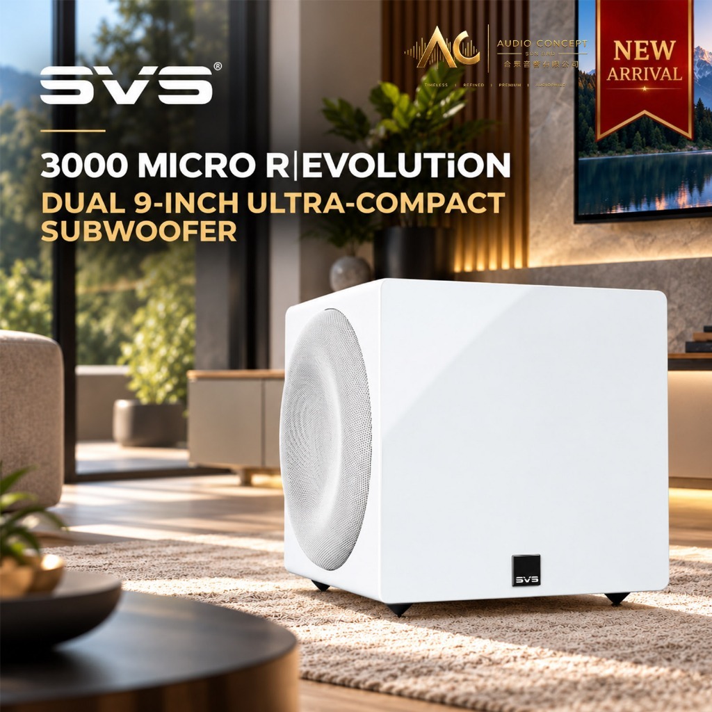 SVS 3000 Micro R/Evolution Dual 9-Inch / Ultra-Compact Subwoofer - Image 2