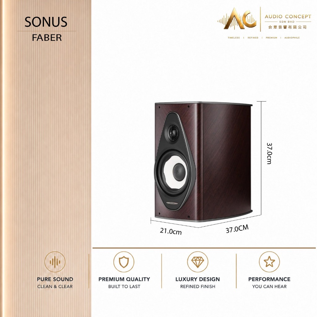 Sonus Faber Olympica I G3 / 2 -Way Bookshelf Speaker (Pair ) - Image 9