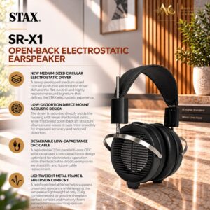 Stax SR-X1 Open - Back Electrostatic EarSpeaker