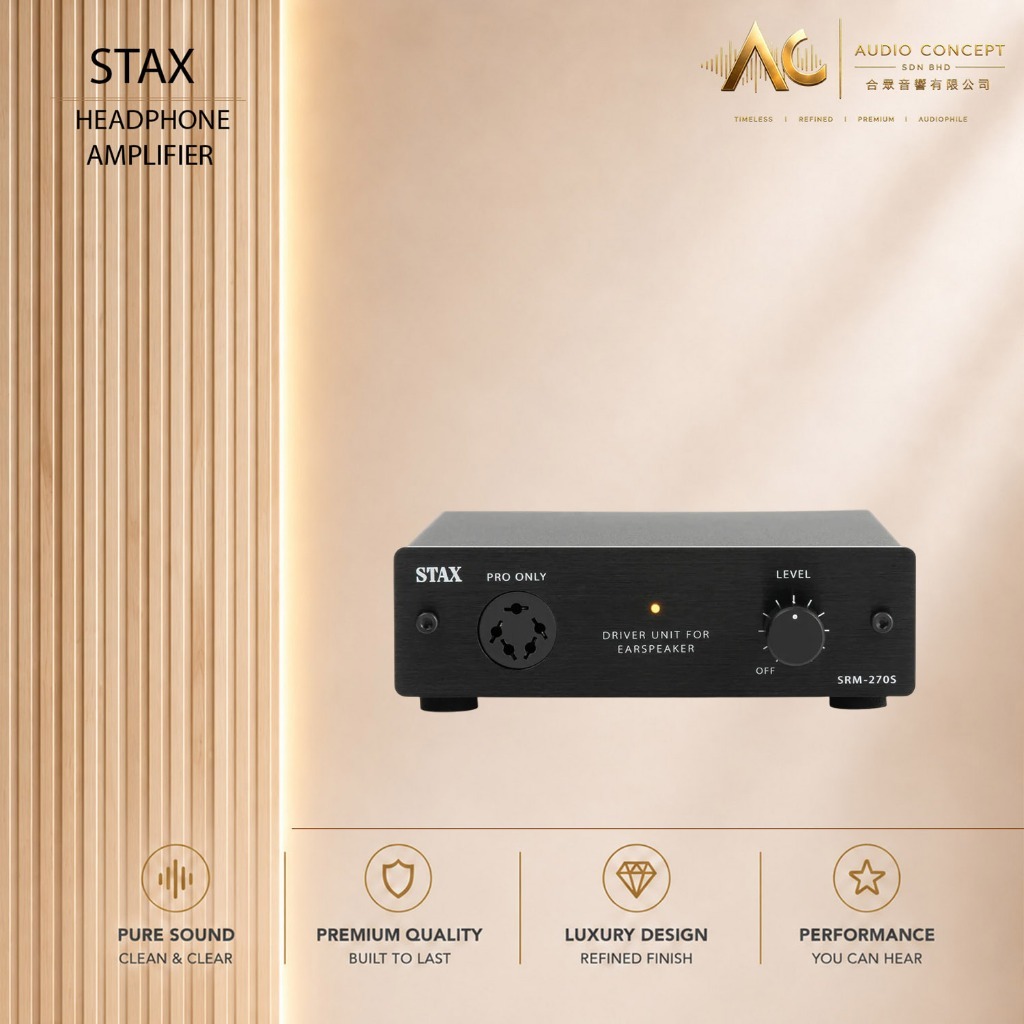Stax SRM-270S Electrostatic EarSpeaker Driver Unit - Image 2