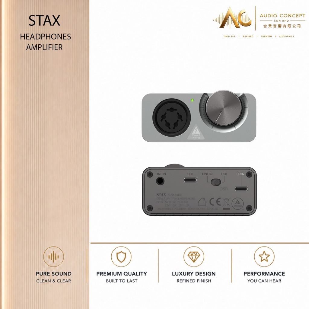 Stax SRM-D10 II Portable USB Electrostatic Driver Unit - Image 3