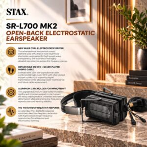 Stax SR-L700 MK II Open-Back Electrostatic Earspeaker
