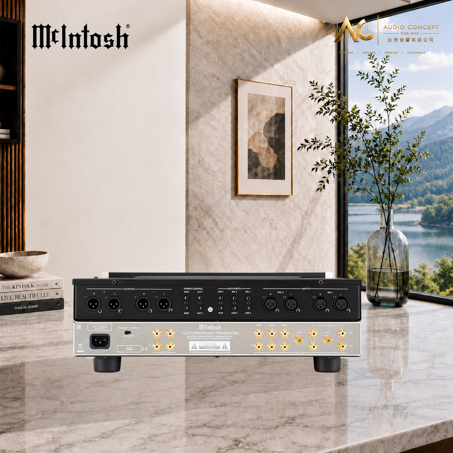 Mcintosh C22 2-Channel Vacuum Tube Preamplifier - Image 9