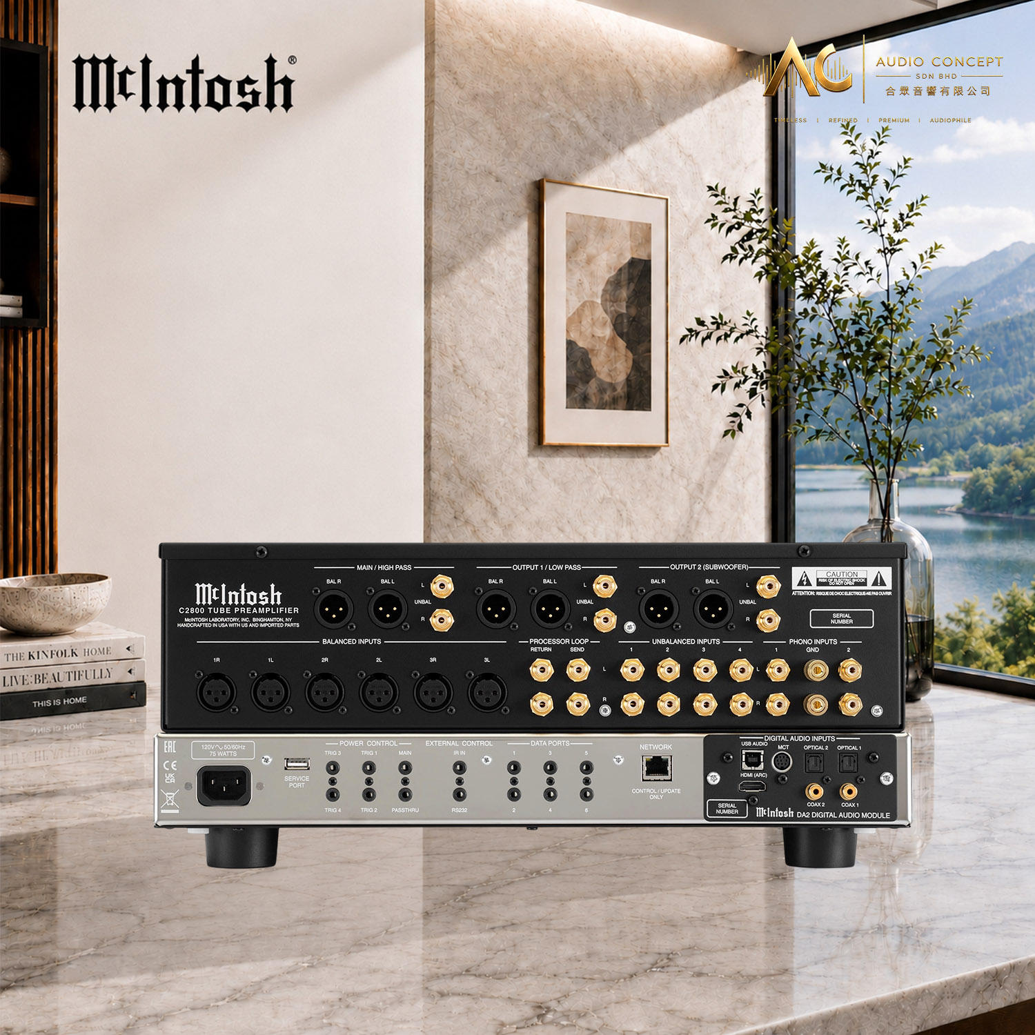 Mcintosh C2800 2-Channel Vacuum Tube Preamplifier - Image 7