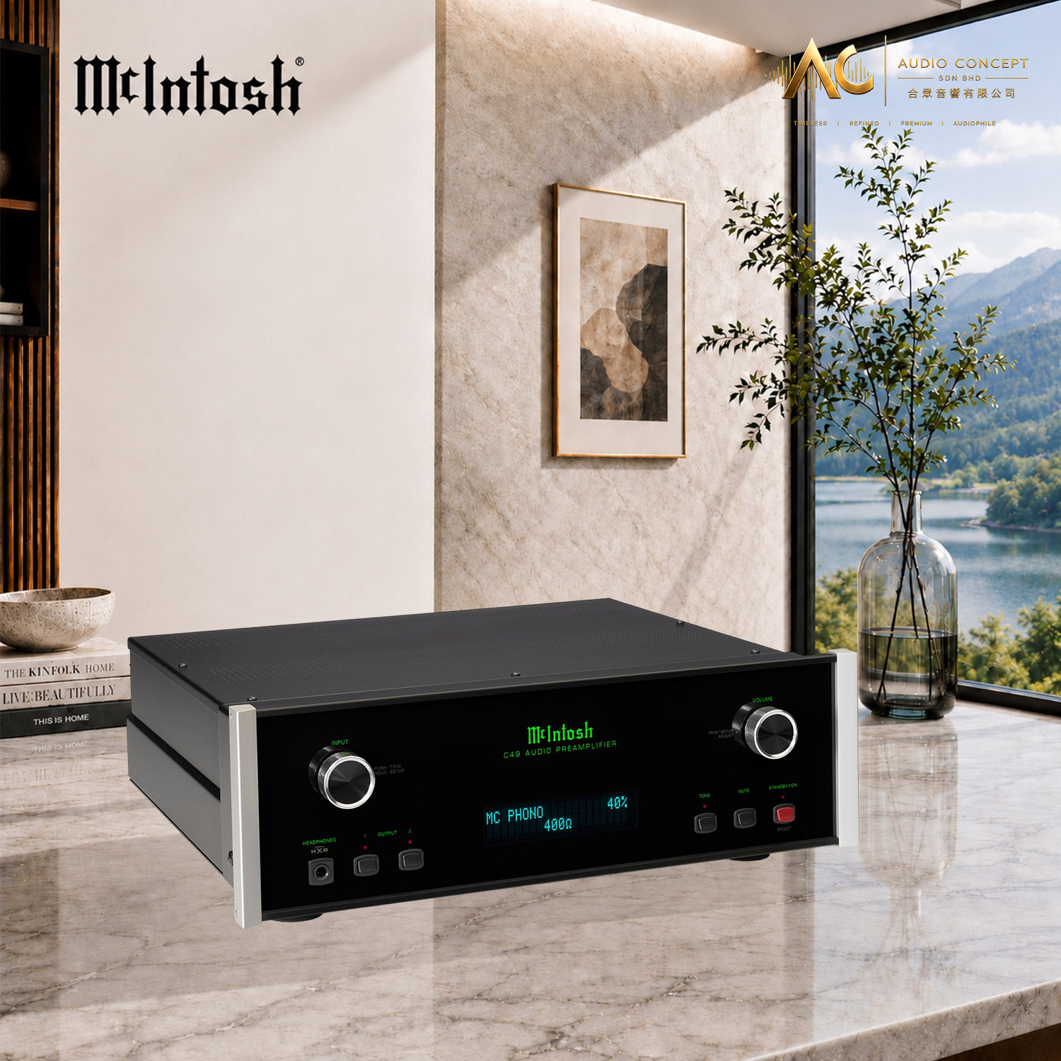 Mcintosh C49 2-Channel Solid State Preamplifier - Image 5
