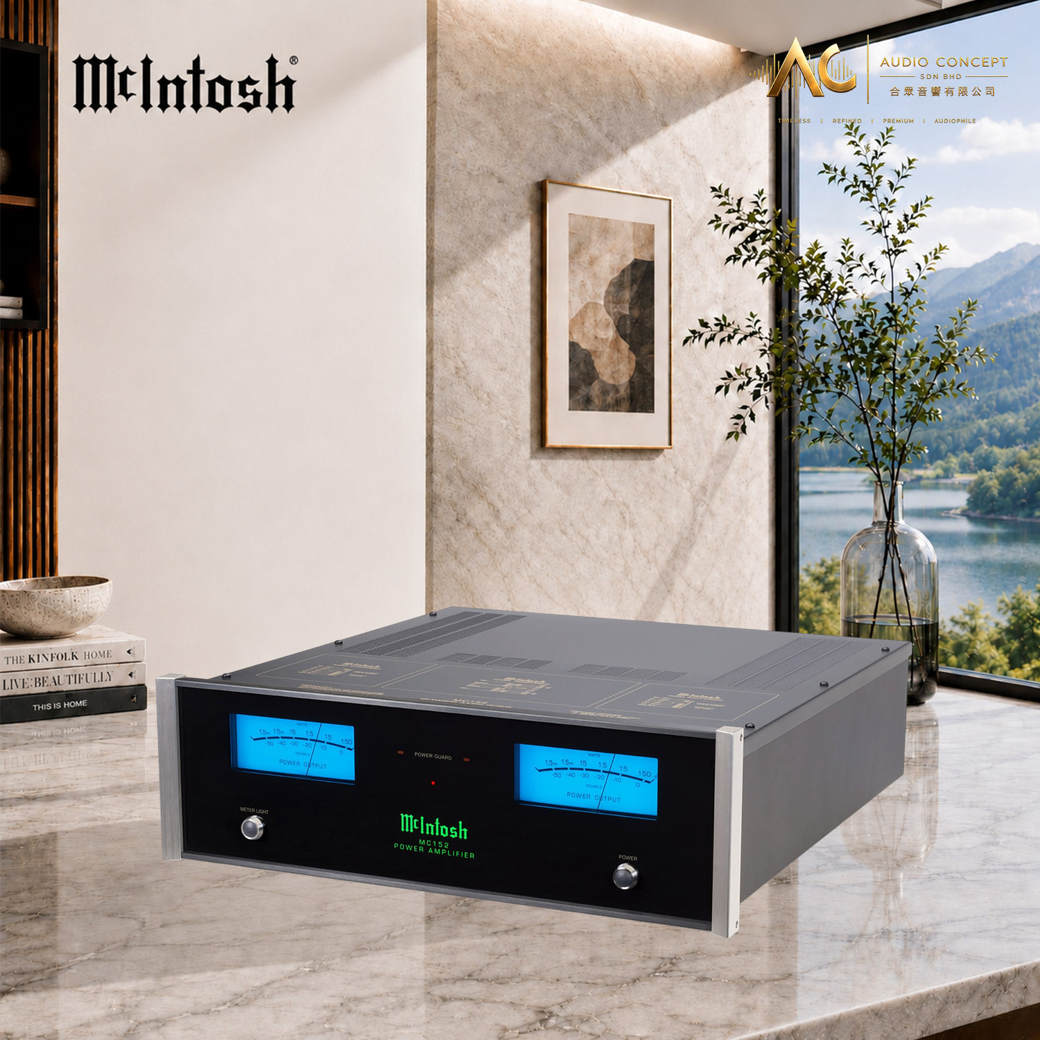 McIntosh MC152 / 2CH Solid State Power Amplifier - Image 5