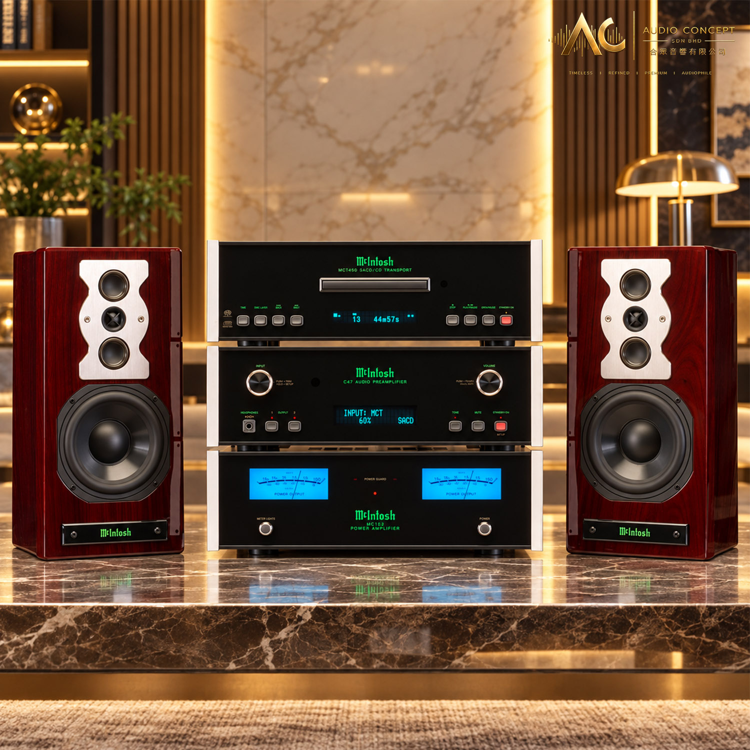 McIntosh MC152 / 2CH Solid State Power Amplifier - Image 4