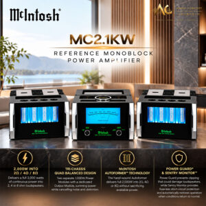McIntosh MC2.1KW Reference Monoblock Power Amplifier