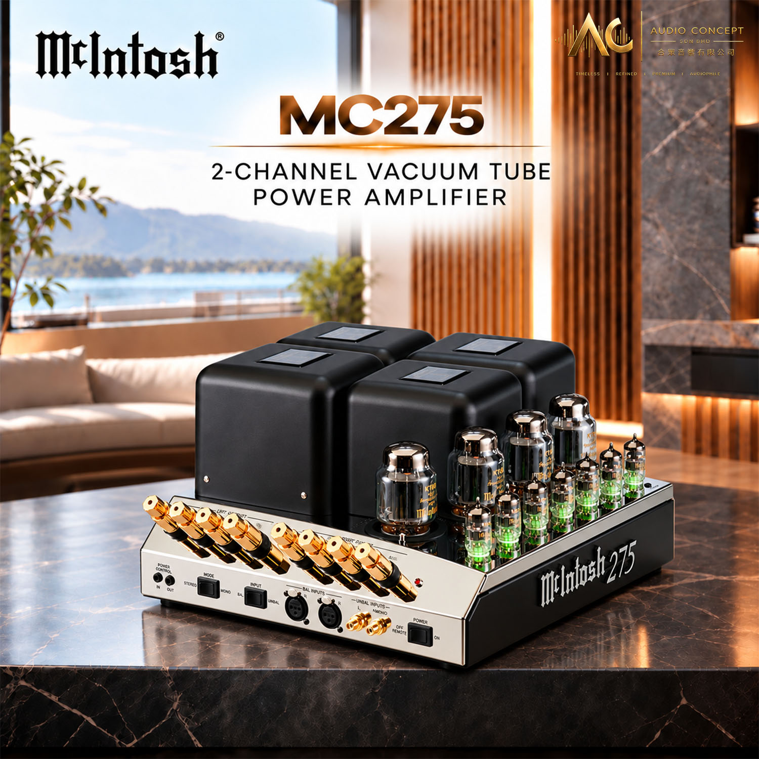 McIntosh MC275 / 2CH Vacuum Tube Power Amplifier