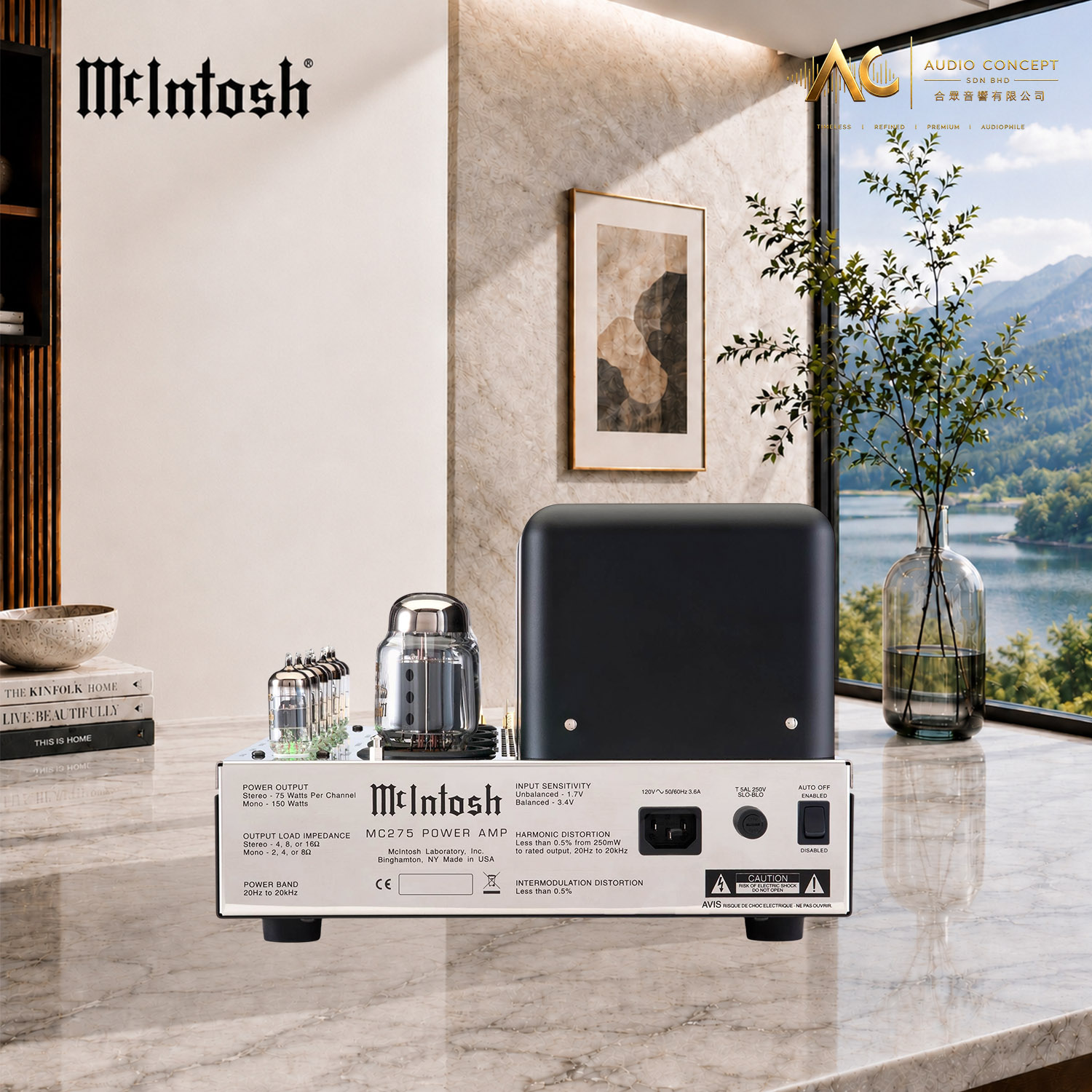 McIntosh MC275 / 2CH Vacuum Tube Power Amplifier - Image 8