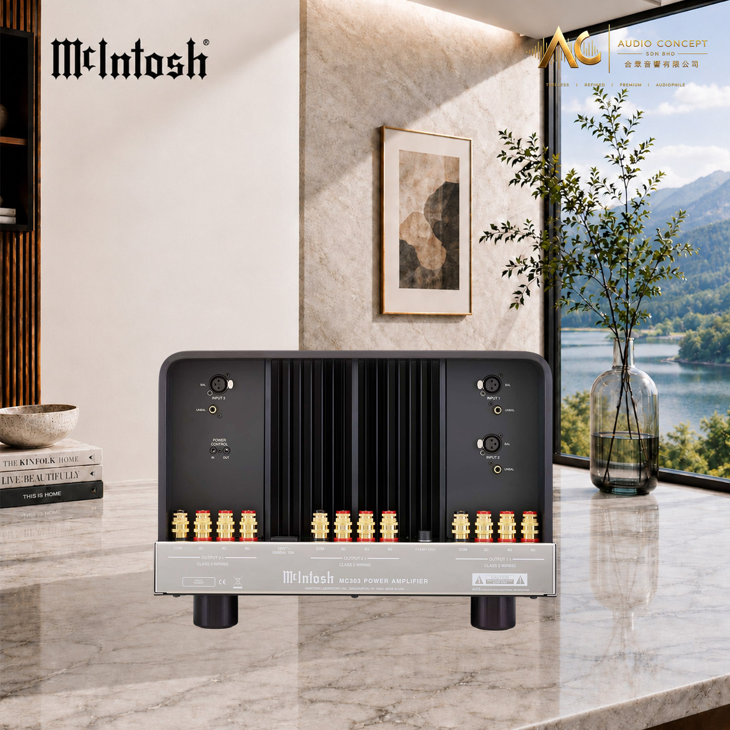 McIntosh MC303 / 3CH Solid State Power Amplifier - Image 5