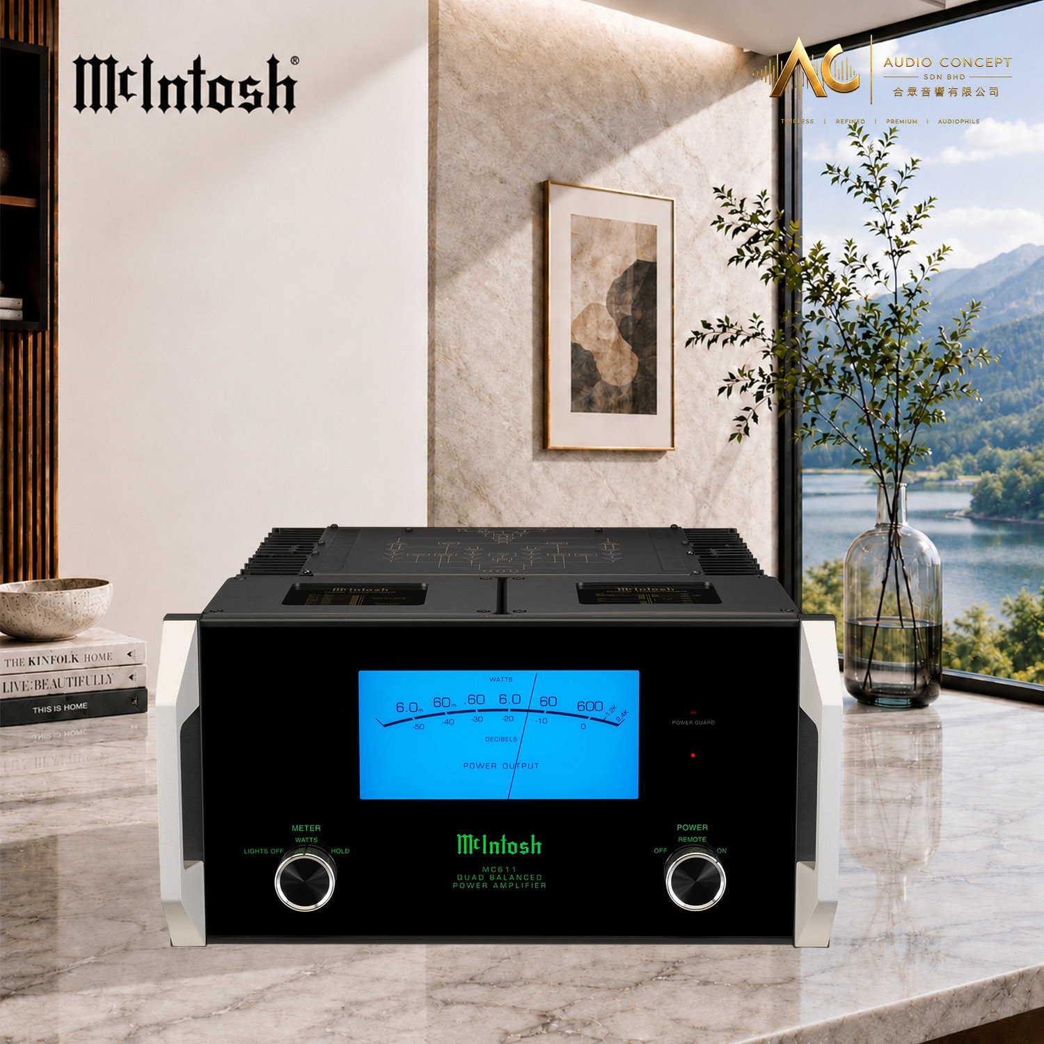 McIntosh MC611 Quad Balanced Monoblock Power Amplifier - Image 4