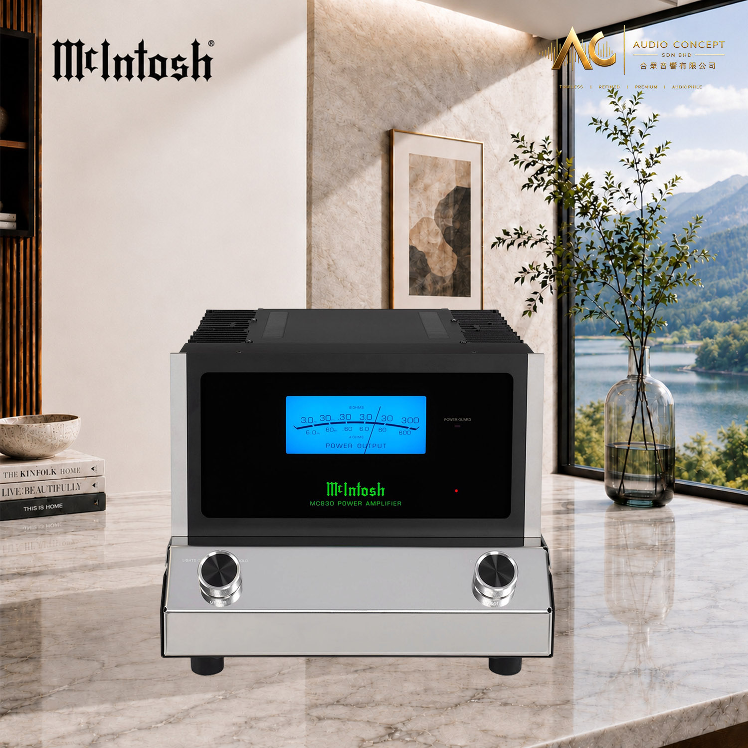 McIntosh MC830 / 1CH Solid State Power Amplifier - Image 4