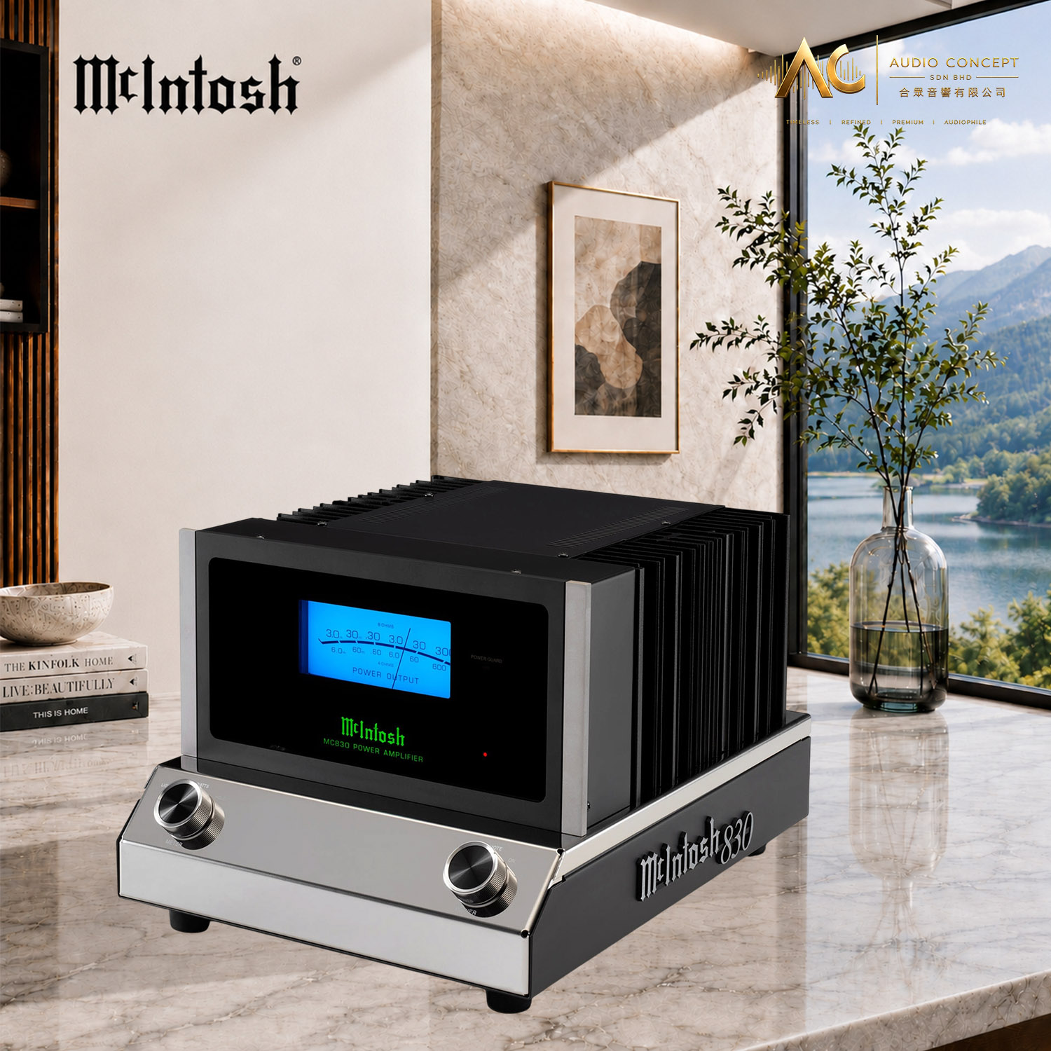 McIntosh MC830 / 1CH Solid State Power Amplifier - Image 5